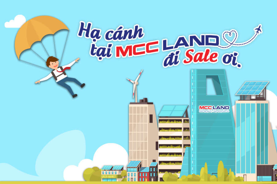 MCC Land tuyển dụng 500 sale bất động sản bán đất nền dự án